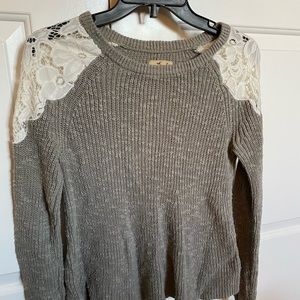 Grey Hollister Sweater